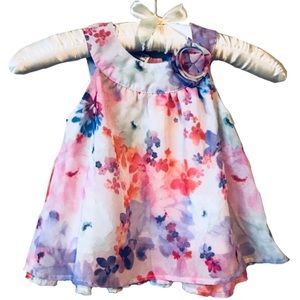 Blueberi Boulevard Toddler Girl Floral Dress | 4T